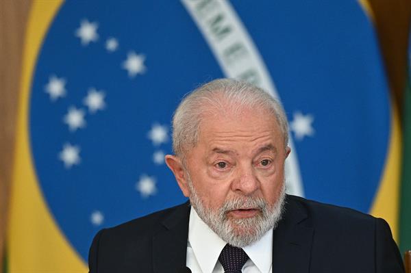 Postura. El presidente de Brasil, Luiz Inácio Lula da Silva, insiste en señalar que en Venezuela hay democracia.