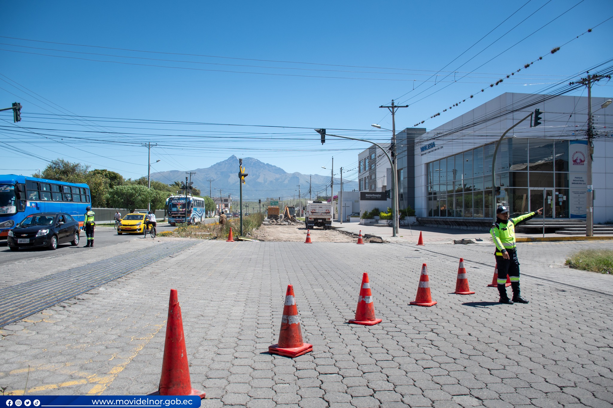 Trabajos. Según el Alcalde de Ibarra, la obra deberá terminarse este 2023.
