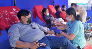 Cruz Roja realiza campaña de donación de sangre