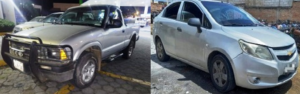 Recuperan en Ibarra dos vehículos reportados como robados hace tres meses