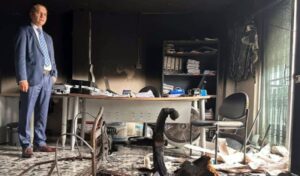 Incendio en la Unidad Judicial de Esmeraldas dejó graves daños