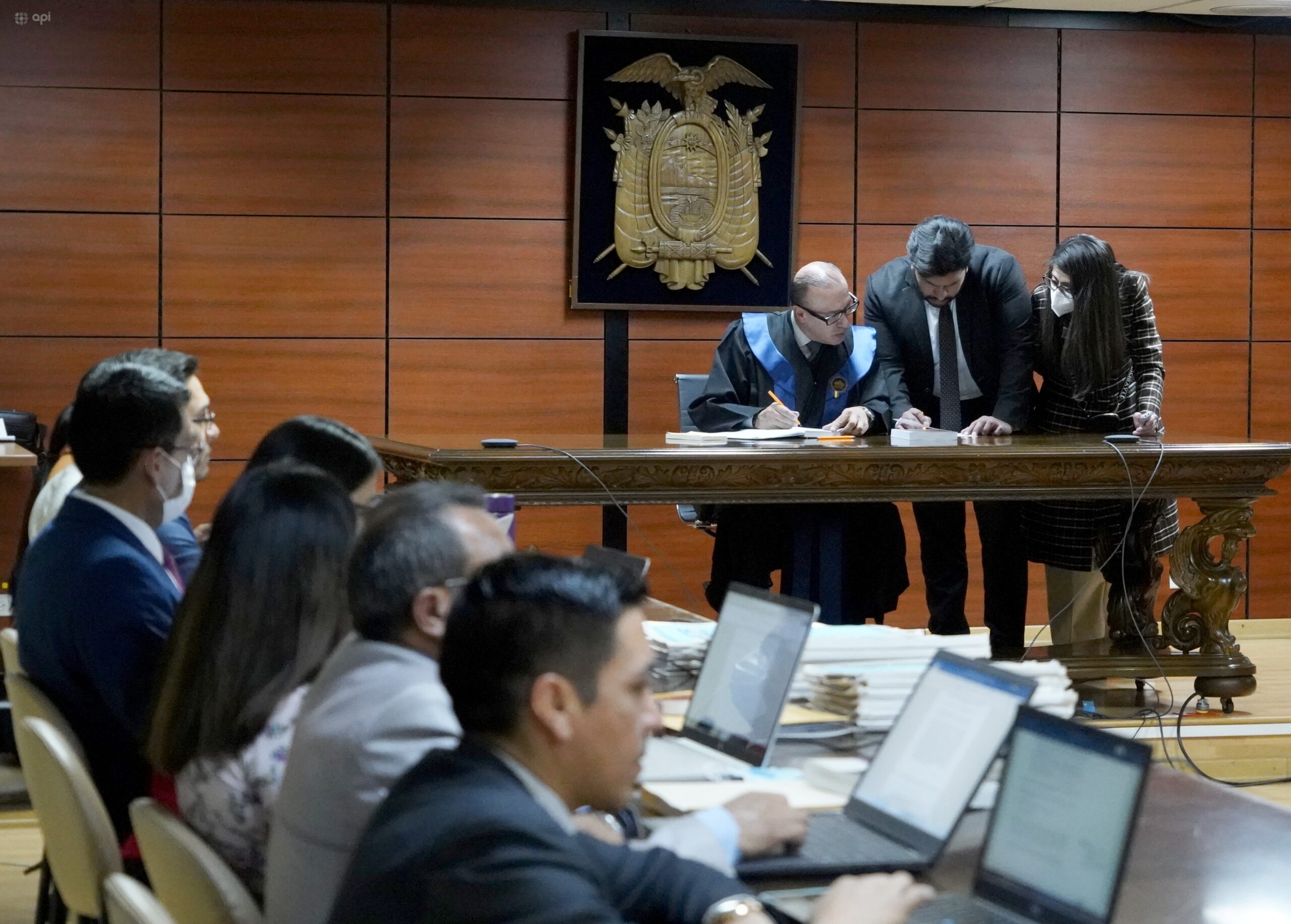 DILIGENCIA. Audiencia de formulación de cargos en la Corte Nacional de Justicia.