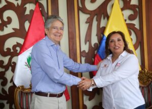 Presidenta de Perú resaltó convicciones democráticas que comparte con Lasso