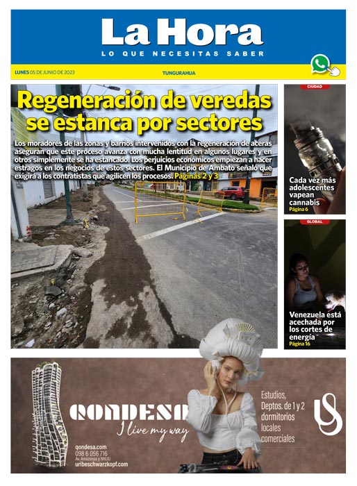 Tungurahua: 05 de junio, 2023