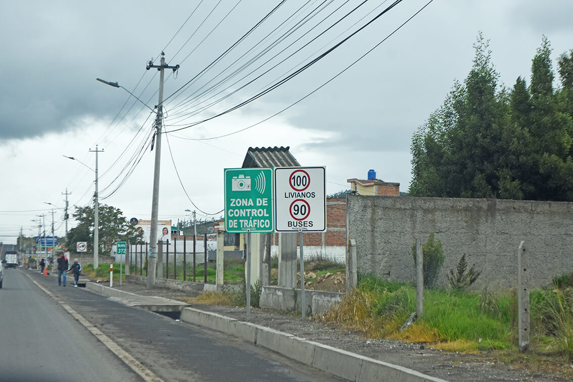 La vía Ambato – Quito ya no tiene fotorradares