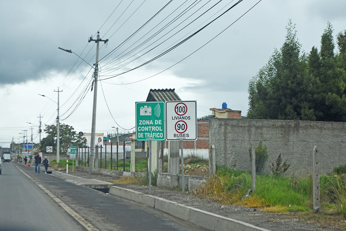 En el sector solo quedó la señalética preventiva para los conductores.