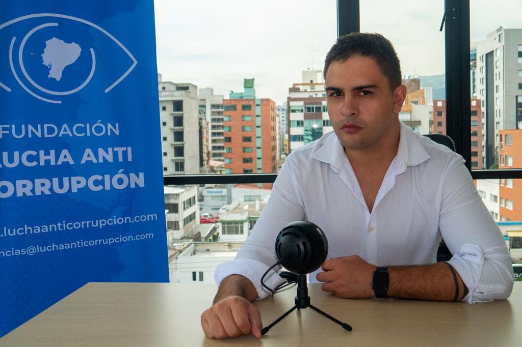 INFLUENCER. Bernardo Jijón es activista en contra de la corrupción.