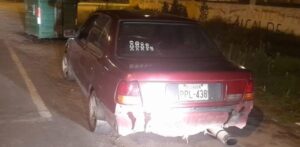 Carro robado es hallado abandonado en Tiugua