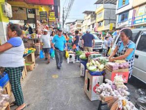 Comercio informal se toma la calle Ambato