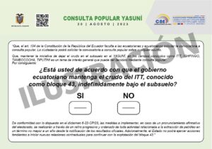 consulta Yasuní