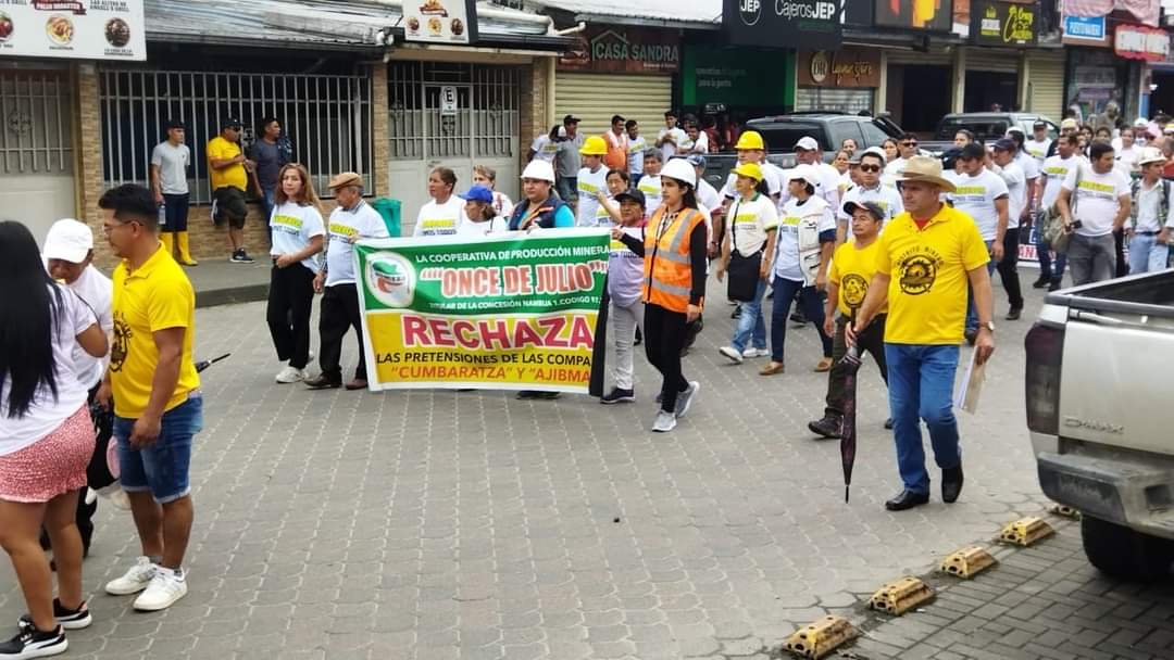 Mineros de Zamora Chinchipe exigen regularización de actividades