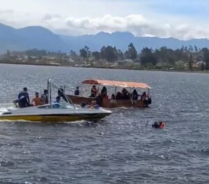 Dos fallecidos y dos desaparecidos en el lago San Pablo