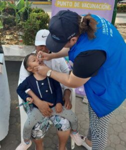 Vacunaron contra el sarampión durante el fin de semana en Loja