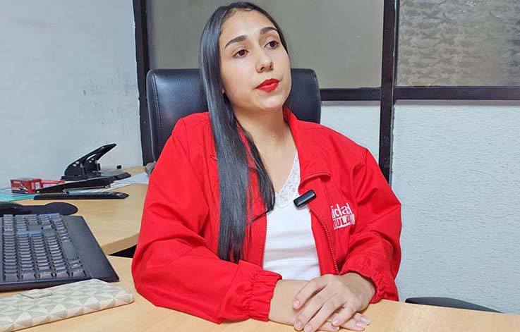 PERSONAJE. Liliana Silva es la concejal más joven de Santo Domingo.