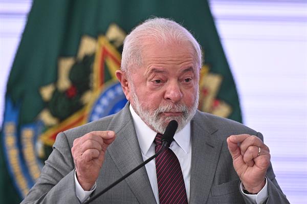 Político. El presidente de Brasil, Luiz Inácio Lula da Silva.