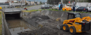 Desechos en quebradas provocan inundaciones en Ibarra