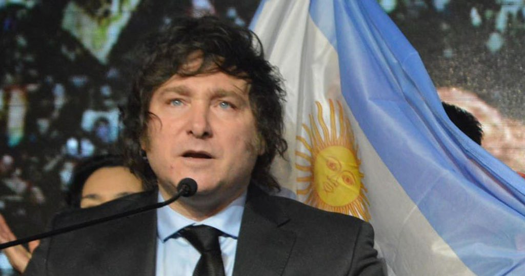 El presidente electo, Javier Milei.