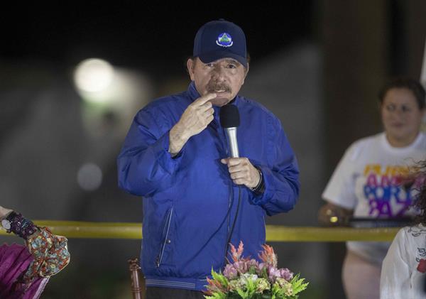 Cuestionado. El presidente de Nicaragua, Daniel Ortega.