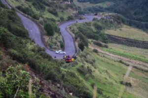 Trepada de montaña en Patate por los 50 años de cantonización