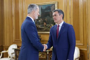 Pedro Sánchez busca repetir un Gobierno de izquierda en España y lo dijo al Rey