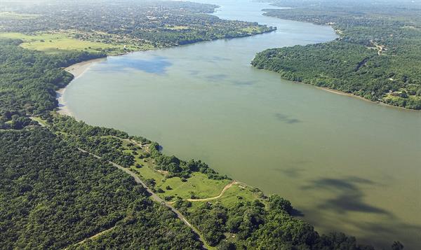 Ambiente. Panorámica del río Guamá, en Belém (Brasil). EFE