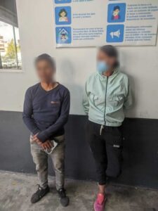 Pareja de presuntos ladrones es capturada en Ambato