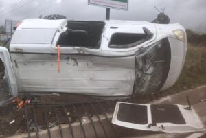 Cuatro heridos en un  accidente en Tisaleo