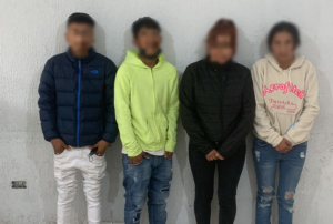 Un adulto y cuatro menores son aprehendidos por robo