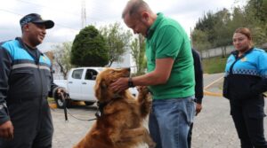 Ayuda a nombrar al nuevo integrante de terapia de la Unidad Canina Metropolitana