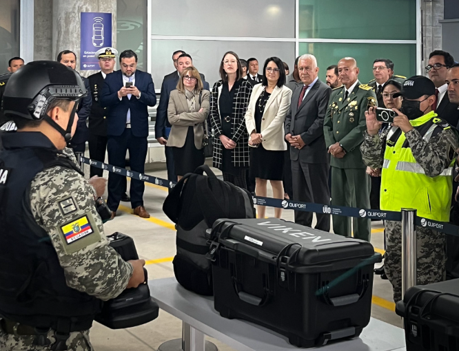 CONTROL. De los 10 puertos de Ecuador solo dos cuentan con escáneres. Estados Unidos donó esta tecnología.