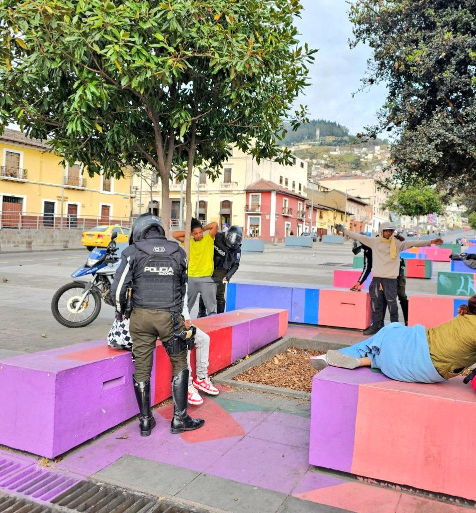 CONTROL. Operativos policiales Centro Histórico. (Foto: Policía Nacional)