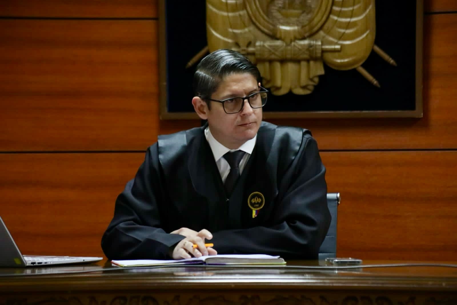 MAGISTRADO. Walter Macías, juez penal de la Corte Nacional de Justicia.