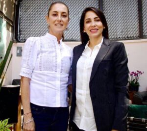 Luisa González se reúne con Claudia Sheinbaum en México y dice que «es tiempo de mujeres»