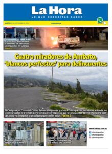 Tungurahua: 05 de septiembre, 2023