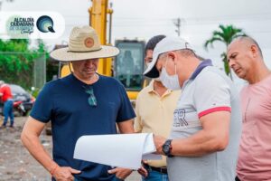 Alcalde de Quinindé, constata trabajos en botadero municipal de basura