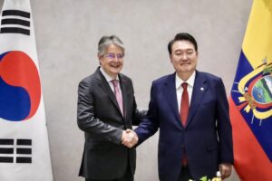 El acuerdo comercial entre Ecuador y Corea del Sur se firmará el próximo 11 de octubre