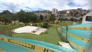 Comerciantes del parque El Sueño molestos por posible reubicación