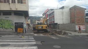 Calle del centro de Ambato estará cerrada nueve días por asfaltado