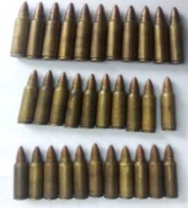 Otro caso de municiones de fusil abandonadas en Azaya