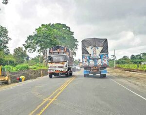 Convoy y militarización en vías de la provincia Tsáchila