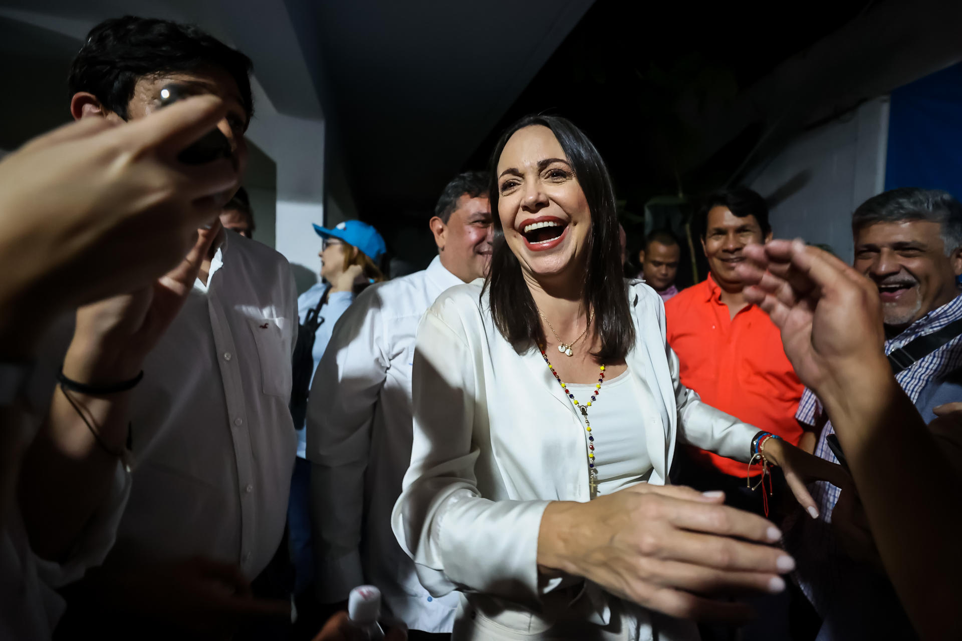 PERSONAJE. Machado es una férrea opositora del chavismo y recibió el apoyo mayoritario de los votantes.