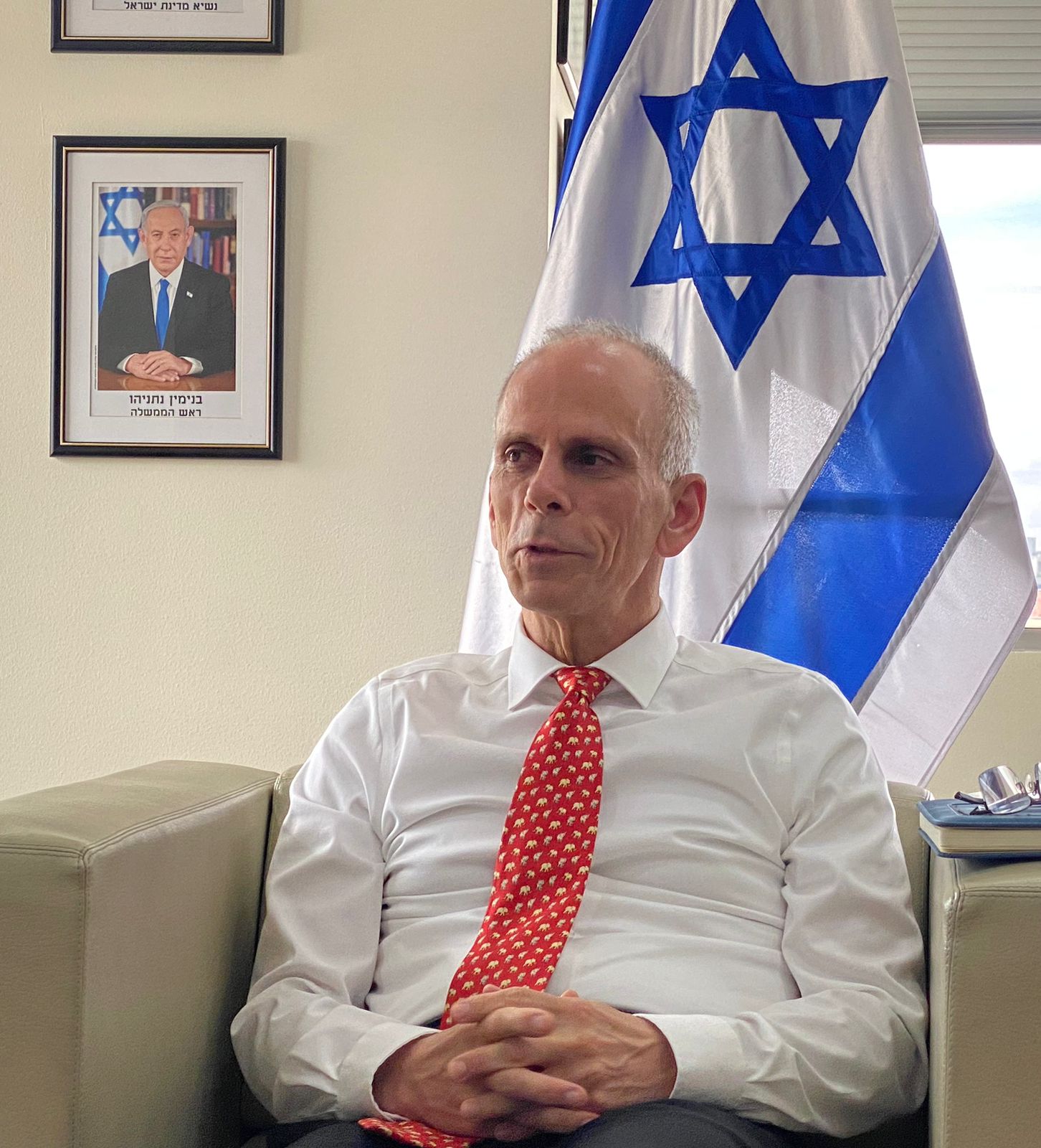 Tzach Sarid llegó el 11 de octubre de 2023 a Ecuador, como embajador de Israel.