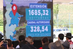 1.685 hectáreas de Cotacachi son declaradas como área de protección hídrica