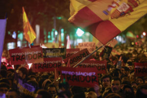 Histórica protesta contra Pedro Sánchez en Madrid