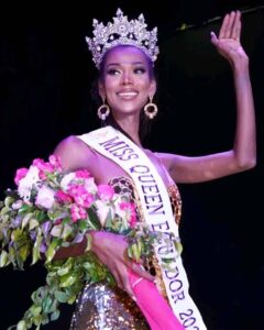 Kenia brilló en el Miss Queen Ecuador
