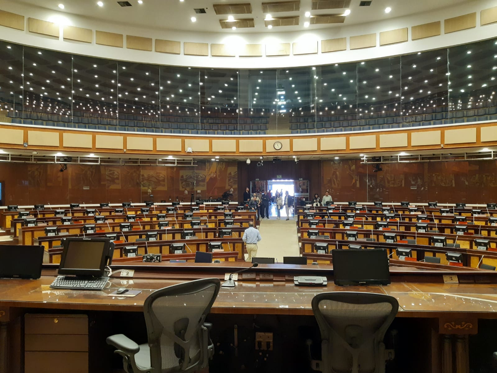 LEGISLATIVO. Asamblea Nacional a la espera de la sesión inaugural.