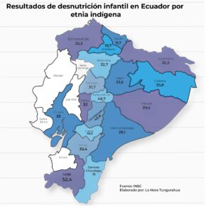 Niños indígenas de Tungurahua entre los más afectados por la desnutrición