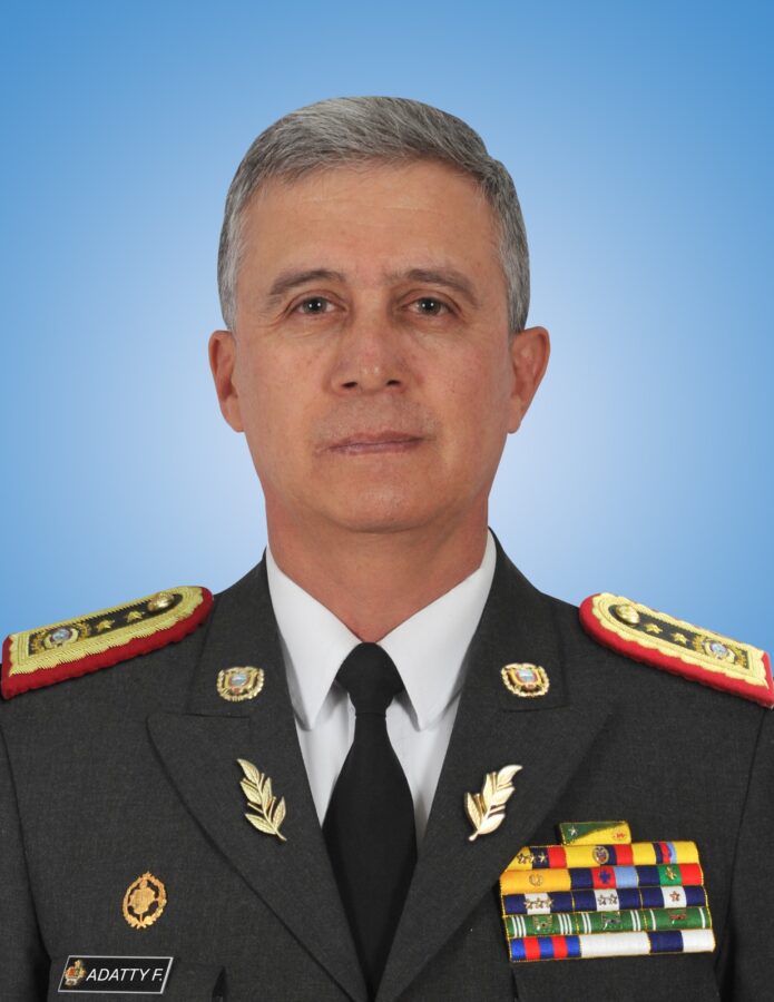 Comandante de las Fuerzas Terrestres, Edwin Adatty Albuja