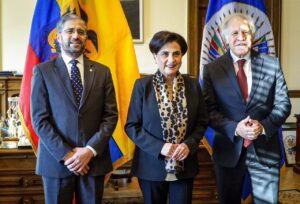 Canciller Gabriela Sommerfeld se reunió con el secretario de Estado Antony Blinken y Luis Almagro