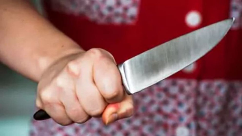 La mujer usó un cuchillo para agredir al hombre que terminó malherido.
